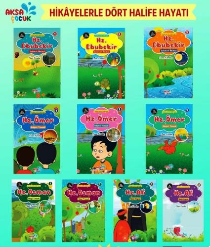 Çocuklar İçin Dört Halife Hayatı 10 Kitaplık Set
