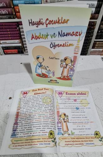 Haydi çoçuklar abdest almayı ve namaz kılmayı öğrenelim